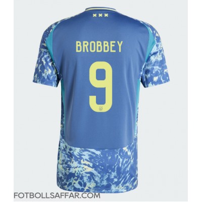 Ajax Brian Brobbey #9 Bortatröja 2024-25 Kortärmad Ajax Brian Brobbey #9 Bortatröja 2024-25 Kortärmad